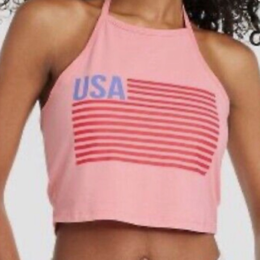 Cropped Isaac Morris USA Halter